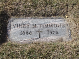 Viney Mae Andrew Timmons, 1888-1972