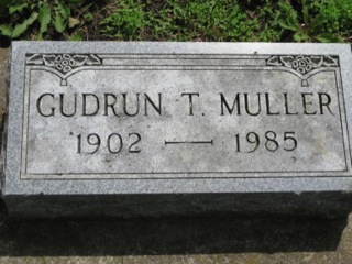 Gudrun T. Muller, 1902-85