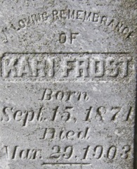 Kari Hendrickson Frost, 1871-1903