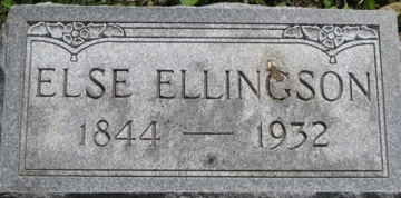 Else Livdalen Ellingson, 1844-1932