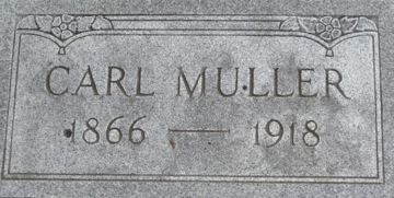 Carl Marius Muller, 1866-1918