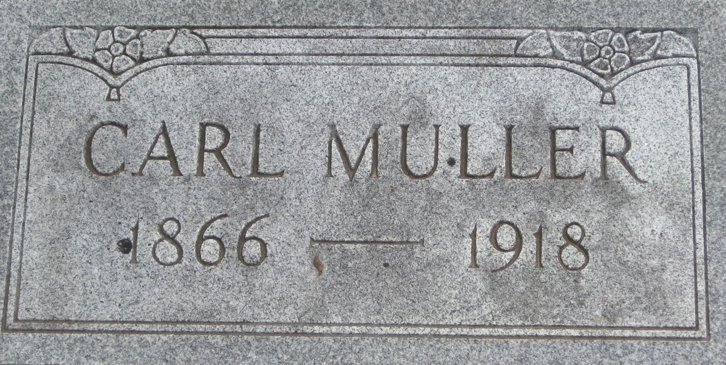 Carl Marius Muller, 1866-1918